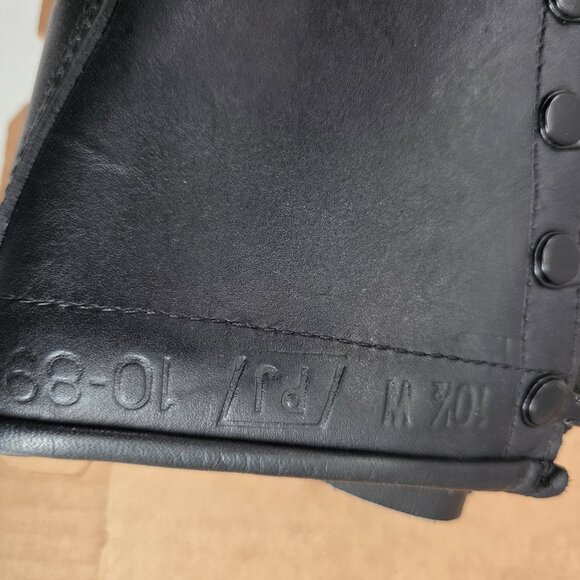 Vintage 1989 PJ RO Search US Air Force Issued Black Leather Combat Boots 10.5 W - Picture 9 of 13
